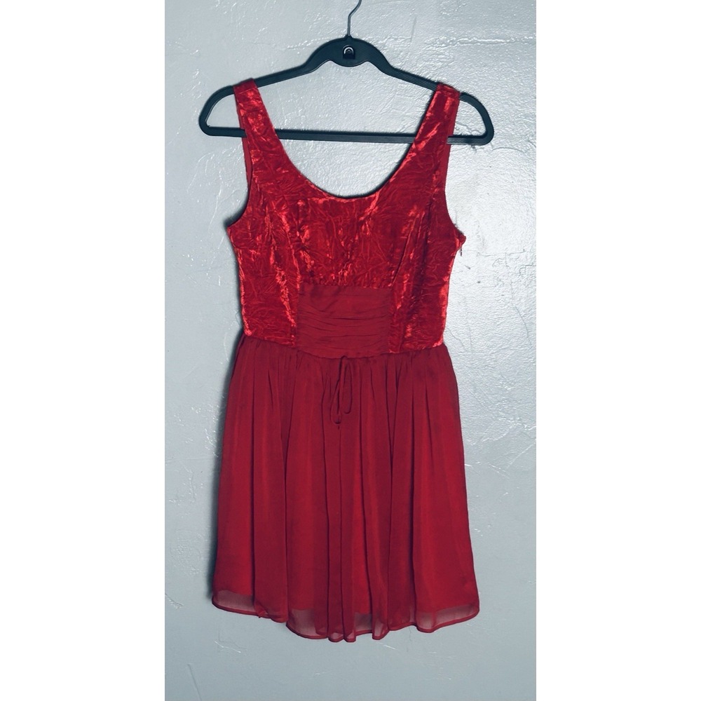 Free People ballerina mini dress Crushed Velvet Bodice Chiffon Skirt Size 0